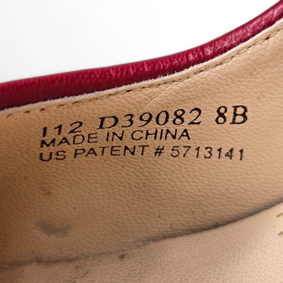 Cole Haan Chelsea Nike Air Pumps Women's Ruby Red Sequin Dressy Evening Flashy 8 - Picture 10 of 12